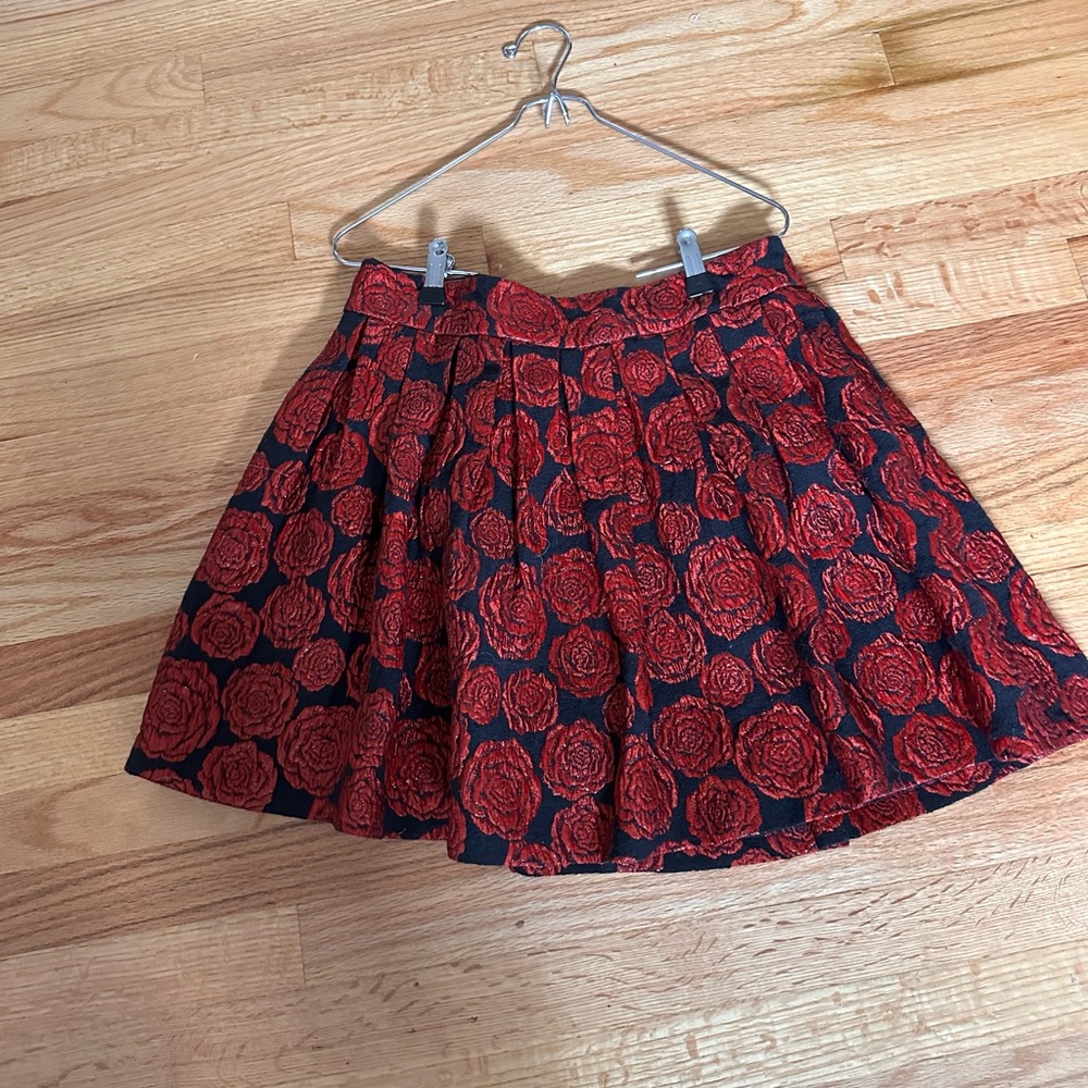 Alice and Olivia rose skirt
